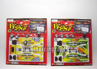 DIY PULL BACK EVA RACING CAR（8）