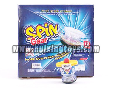 WIND UP TOP W/LIGHT&MUSIC(12PCS)
