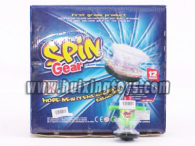 WIND UP TOP W/LIGHT&MUSIC(12PCS)