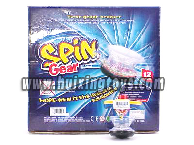 WIND UP TOP W/LIGHT&MUSIC(12PCS)