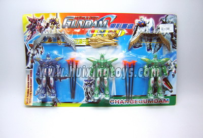 ROBOT W/LIGHT(3PCS) & WEAPON