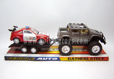 FRICTION CROSS-COUNTRY CAR  DRAG POLICE CAR