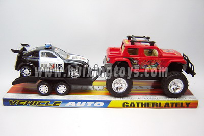 FRICTION CAR DRAG POLICE CAR