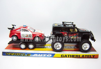 FRICTION CROSS-COUNTRY CAR DRAG POLICE CAR