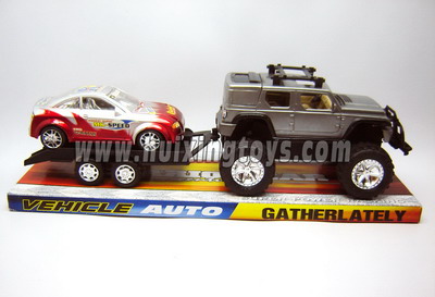 FRICTION CROSS-COUNTRY CAR DRAG RACING CAR