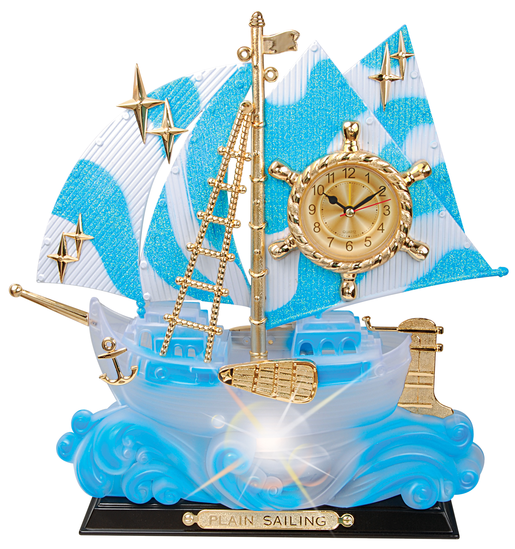 SHIP LAMP CLOCK